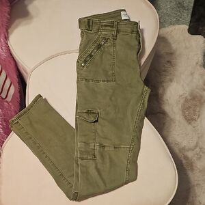 Abercrombie & Fitch Green Skinny Cargo Pants